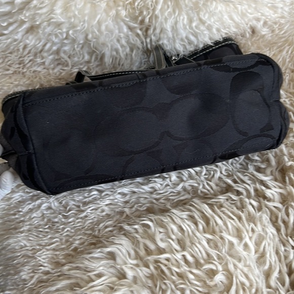 Coach Black Stripe Signature Bag - Picture 8 of 16